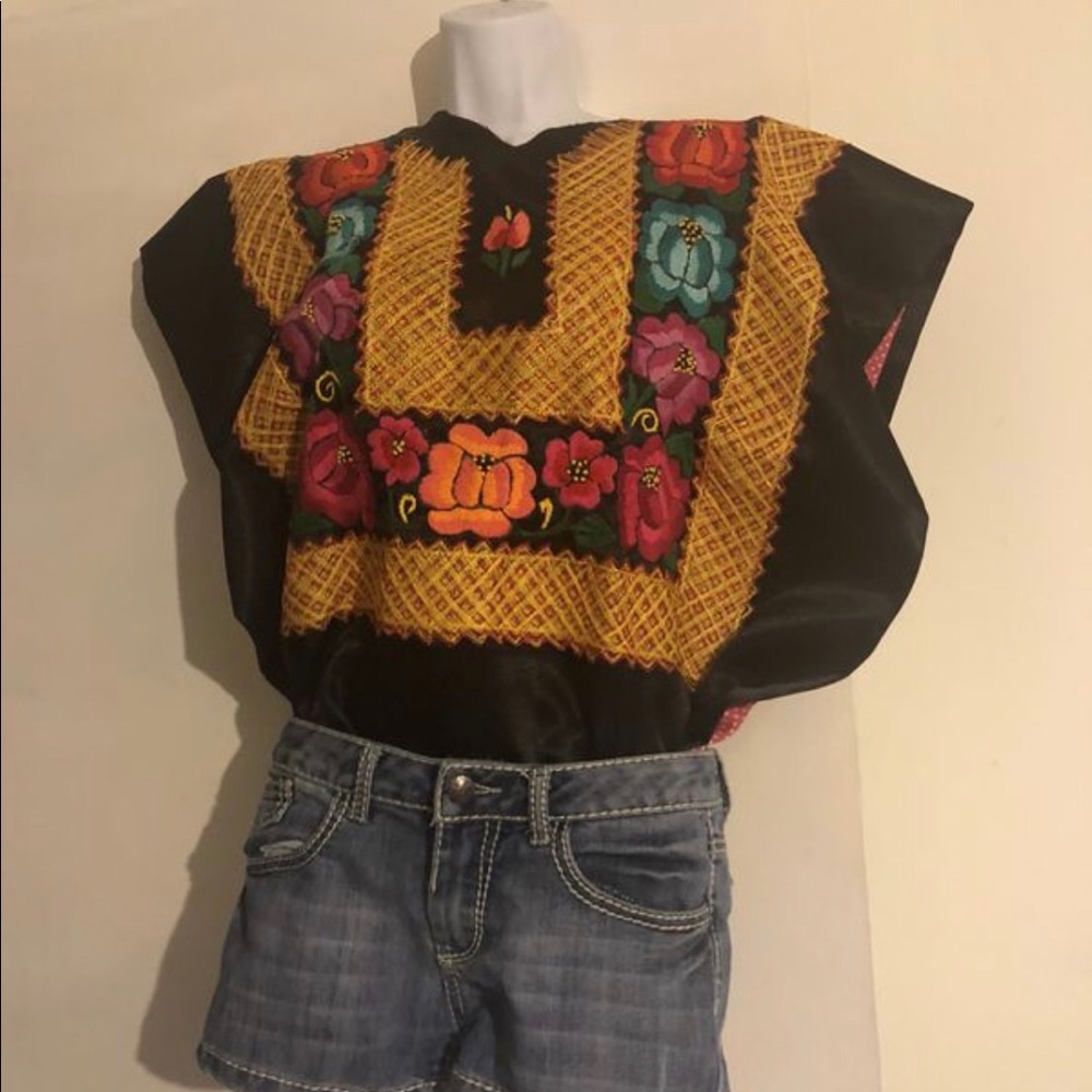 blouse embroidered on both sides handmade